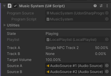 Music System during Play mode